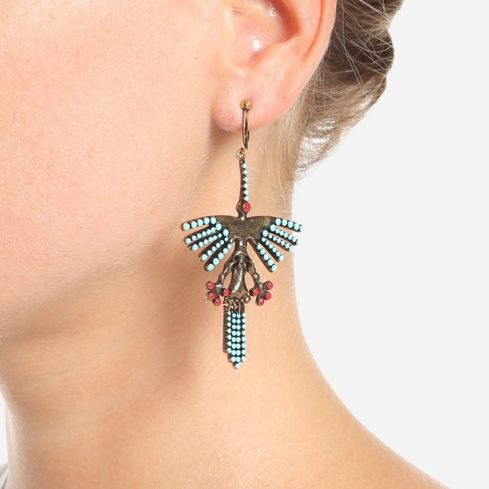 Valentino hummingbird earrings